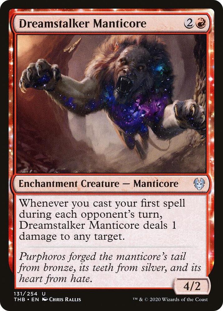 Dreamstalker Manticore 131 card from Theros Beyond Death