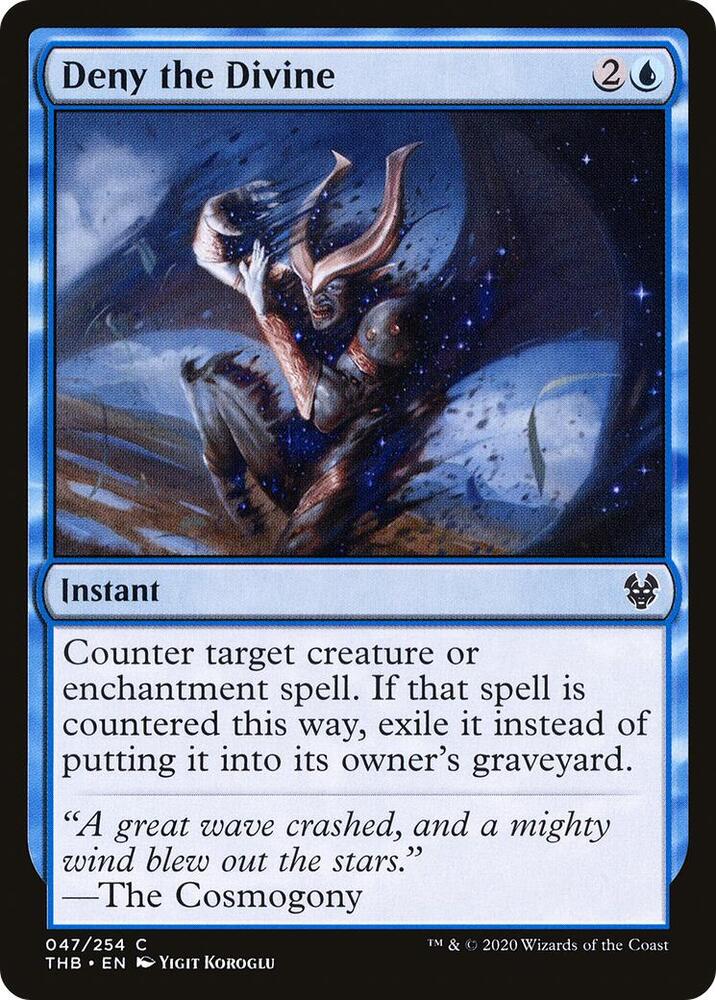Deny the Divine 47 card from Theros Beyond Death