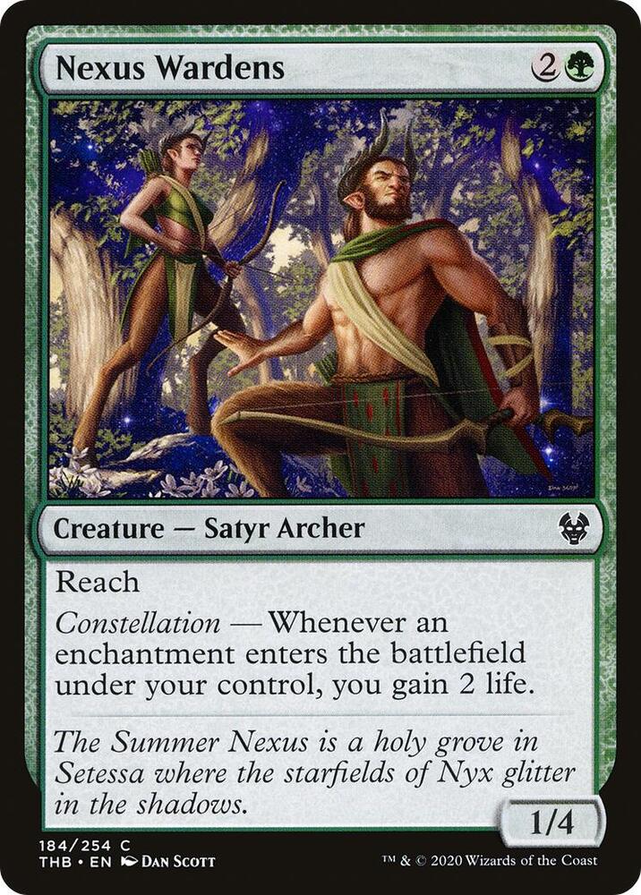 Nexus Wardens 184 card from Theros Beyond Death