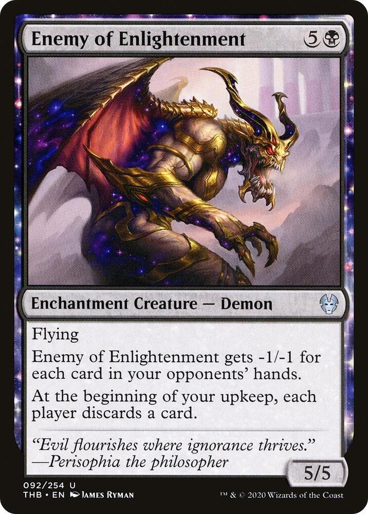 Enemy of Enlightenment 92 card from Theros Beyond Death