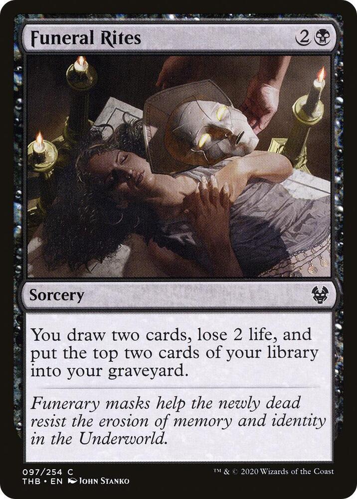 Funeral Rites 97 card from Theros Beyond Death