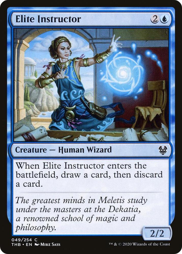 Elite Instructor 49 card from Theros Beyond Death