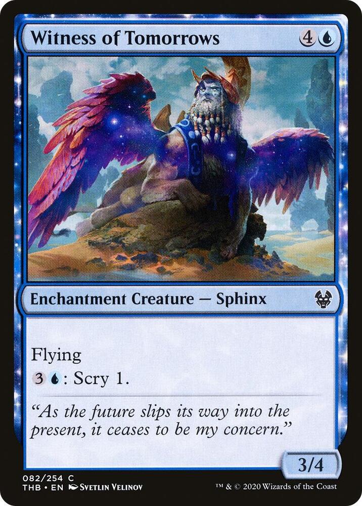 Witness of Tomorrows 82 card from Theros Beyond Death