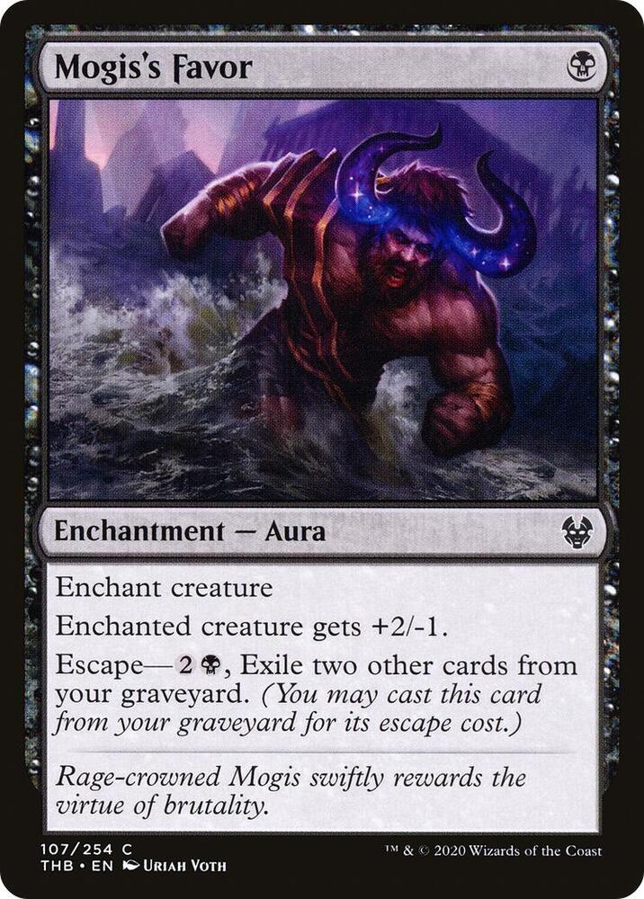 Mogis's Favor 107 card from Theros Beyond Death