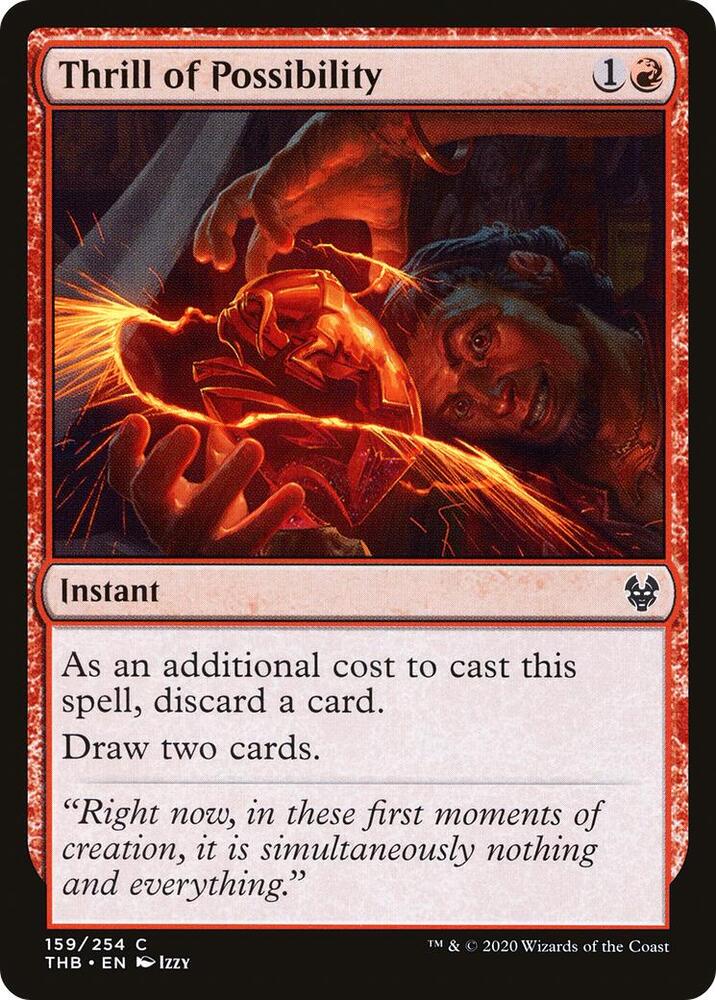 Thrill of Possibility 159 card from Theros Beyond Death