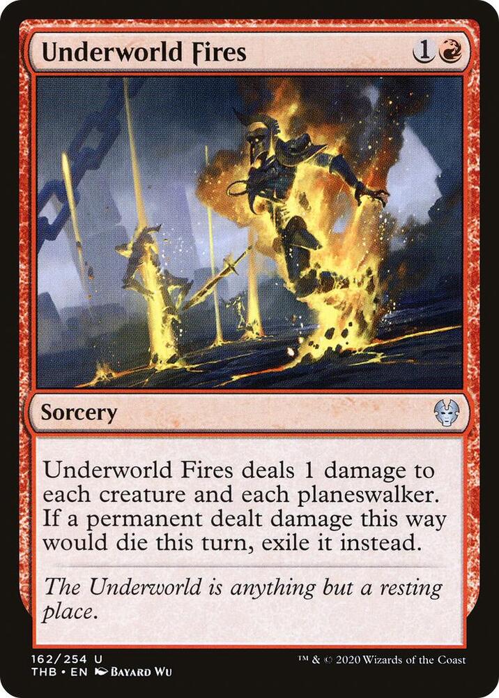 Underworld Fires 162 card from Theros Beyond Death