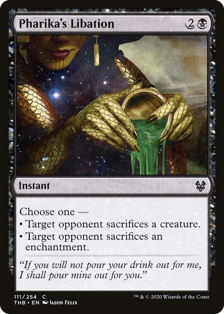 Pharika's Libation 111 card from Theros Beyond Death