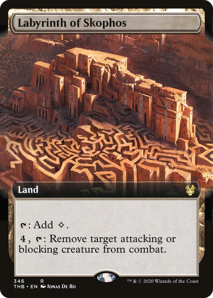 Labyrinth of Skophos (Extended Art) 346 card from Theros Beyond Death