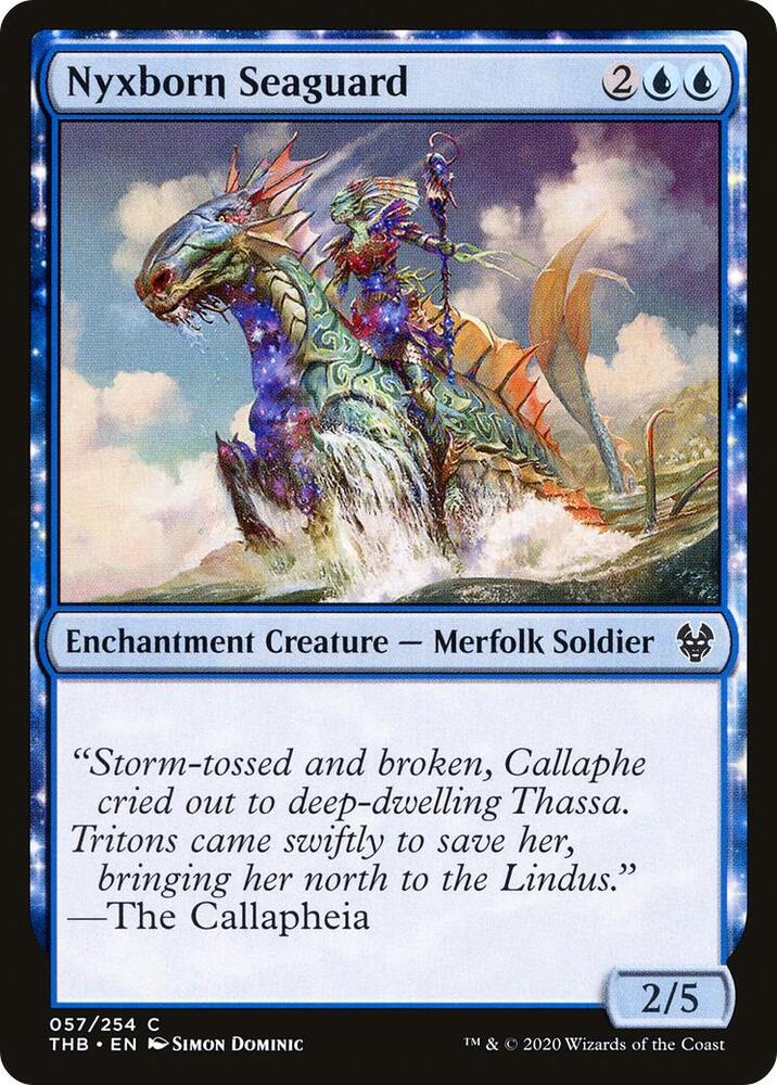 Nyxborn Seaguard 57 card from Theros Beyond Death
