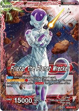 Frieza // Frieza, the Planet Wrecker BT9-001 card from Universal Onslaught