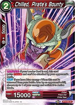 Chilled, Pirate's Bounty BT9-009 card from Universal Onslaught