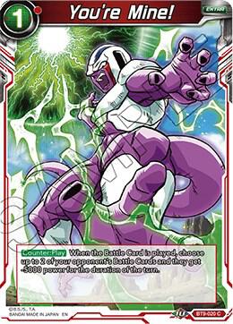 You're Mine! BT9-020 card from Universal Onslaught