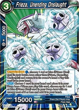 Frieza, Unending Onslaught BT9-022 card from Universal Onslaught