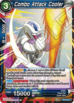 Combo Attack Cooler BT9-023 card from Universal Onslaught