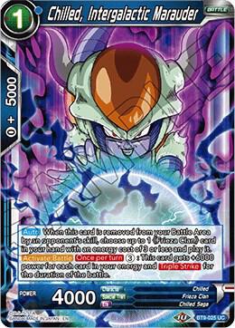 Chilled, Intergalactic Marauder BT9-025 card from Universal Onslaught