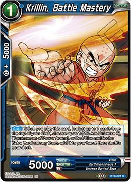Krillin, Battle Mastery BT9-028 card from Universal Onslaught