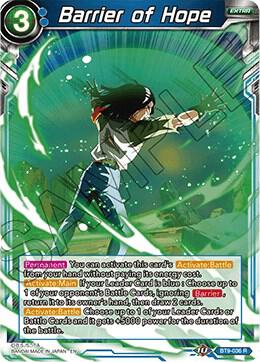 Barrier of Hope BT9-036 card from Universal Onslaught