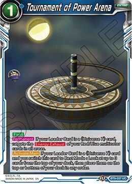 Tournament of Power Arena BT9-037 card from Universal Onslaught