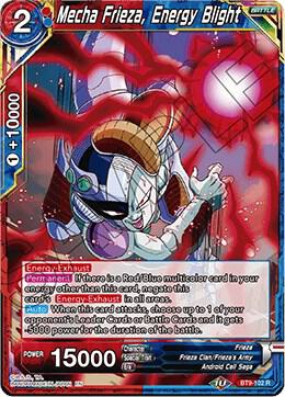 Mecha Frieza, Energy Blight BT9-102 card from Universal Onslaught