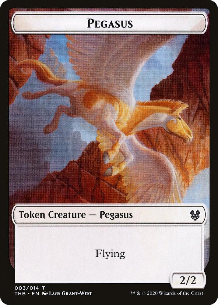 Pegasus Token 3 card from Theros Beyond Death
