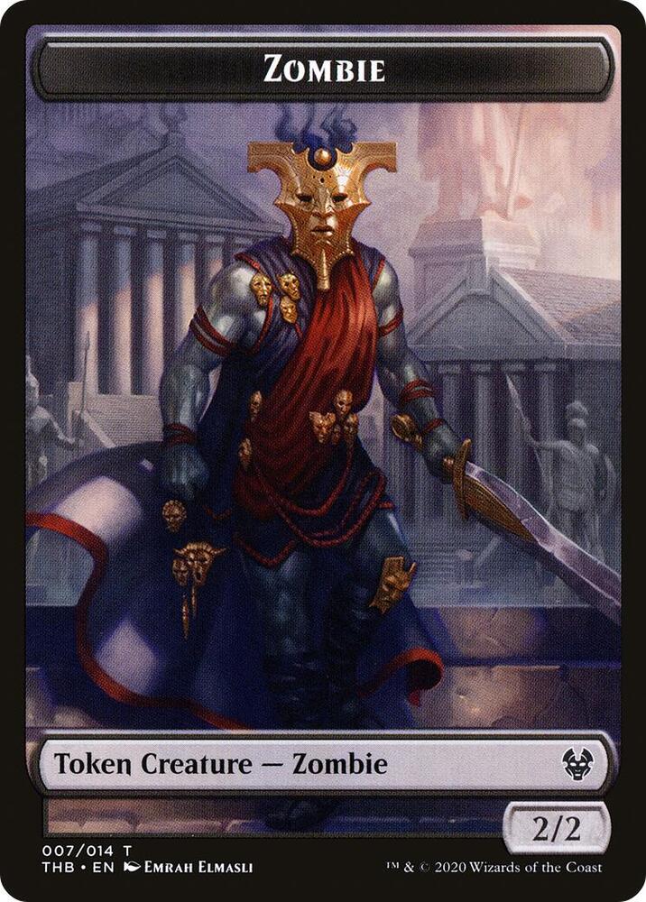 Zombie Token 7 card from Theros Beyond Death