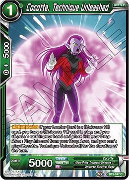 Cocotte, Technique Unleashed BT9-047 card from Universal Onslaught