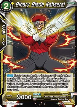 Binary Blade Kahseral BT9-061 card from Universal Onslaught