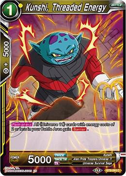 Kunshi, Threaded Energy BT9-063 card from Universal Onslaught