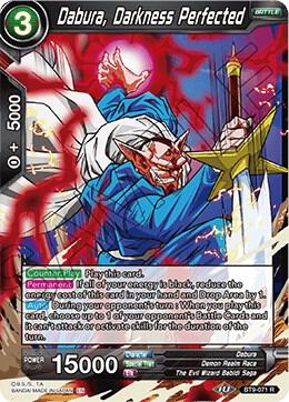 Dabura, Darkness Perfected BT9-071 card from Universal Onslaught