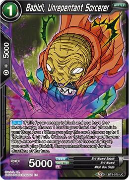 Babidi, Unrepentant Sorcerer BT9-075 card from Universal Onslaught
