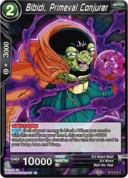 Bibidi, Primeval Conjurer BT9-076 card from Universal Onslaught