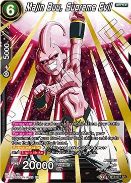Majin Buu, Supreme Evil BT9-077 card from Universal Onslaught