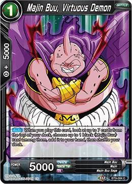 Majin Buu, Virtuous Demon BT9-084 card from Universal Onslaught