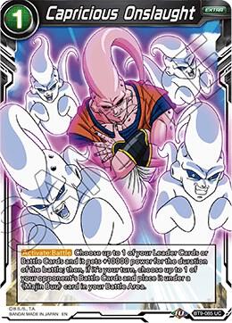 Capricious Onslaught BT9-085 card from Universal Onslaught