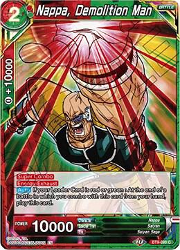 Nappa, Demolition Man BT9-090 card from Universal Onslaught
