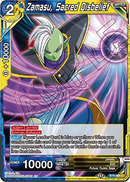 Zamasu, Sacred Disbelief BT9-091 card from Universal Onslaught