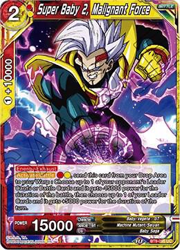 Super Baby 2, Malignant Force BT9-095 card from Universal Onslaught