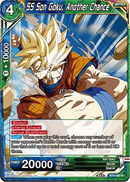 SS Son Goku, Another Chance BT9-097 card from Universal Onslaught