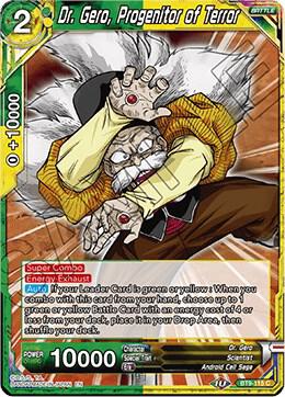 Dr. Gero, Progenitor of Terror BT9-115 card from Universal Onslaught