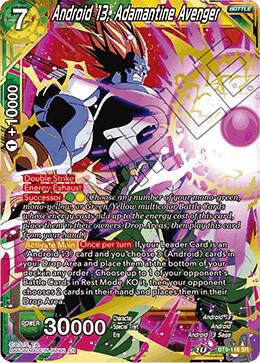 Android 13, Adamantine Avenger BT9-116 card from Universal Onslaught