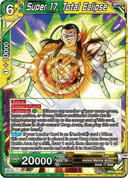 Super 17, Total Eclipse BT9-118 card from Universal Onslaught
