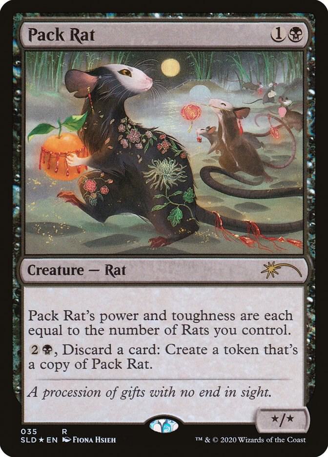 Pack Rat 35 card from Secret Lair Drop Series