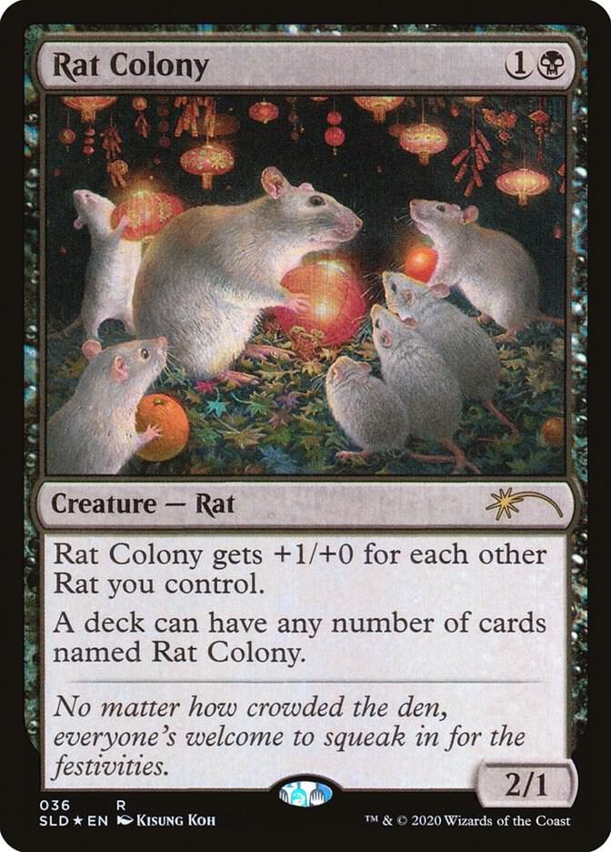 Rat Colony 36 card from Secret Lair Drop Series
