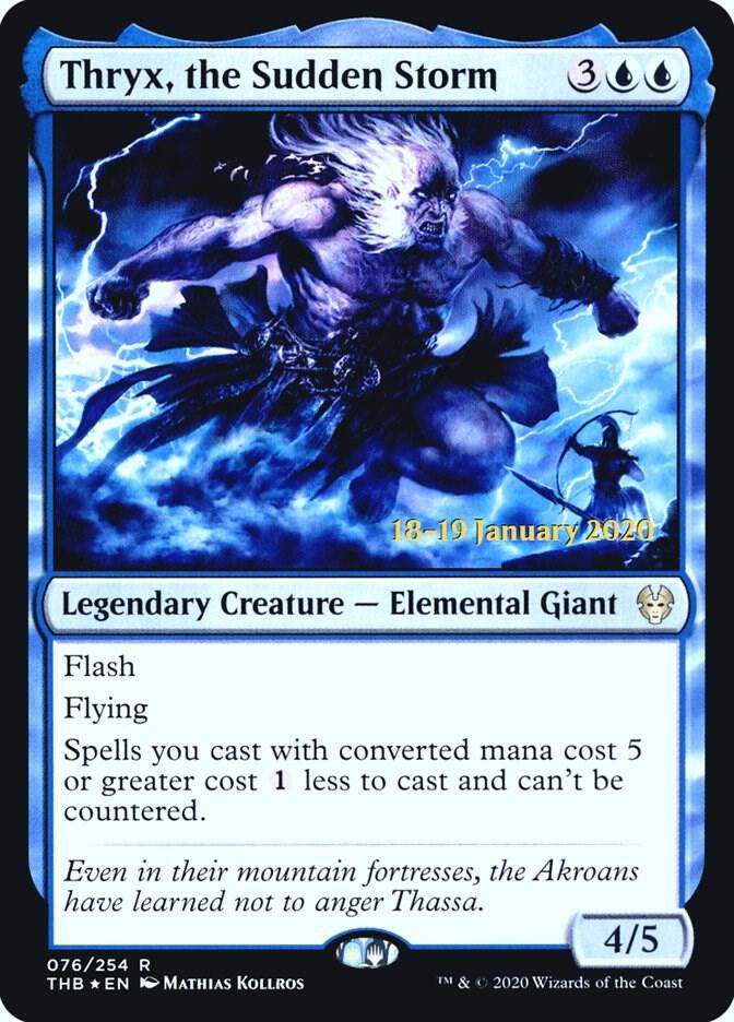 Thryx, the Sudden Storm 76 card from Prerelease Cards