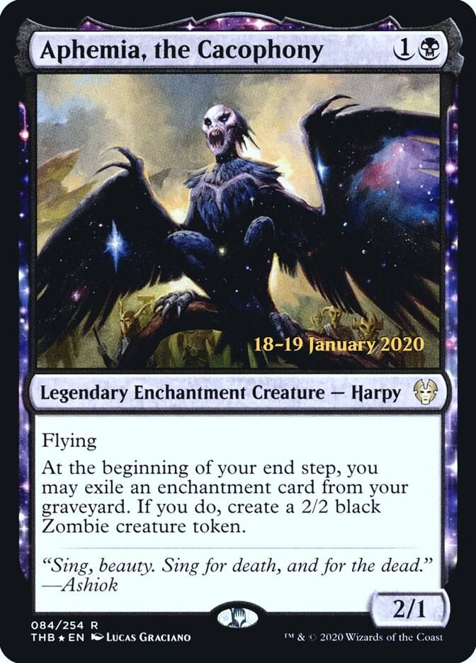 Aphemia, the Cacophony 84 card from Prerelease Cards