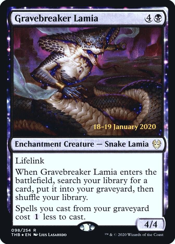 Gravebreaker Lamia 98 card from Prerelease Cards