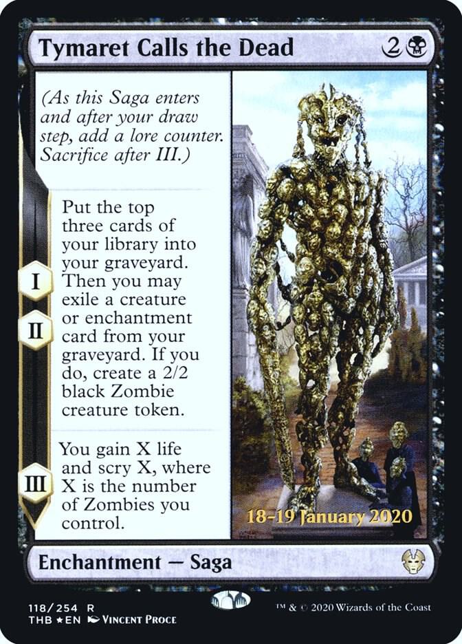 Tymaret Calls the Dead 118 card from Prerelease Cards