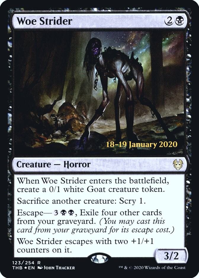 Woe Strider 123 card from Prerelease Cards