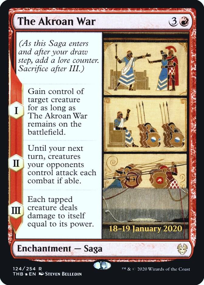 The Akroan War 124 card from Prerelease Cards