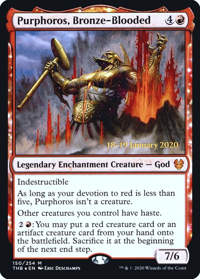 Purphoros, Bronze-Blooded 150 card from Prerelease Cards
